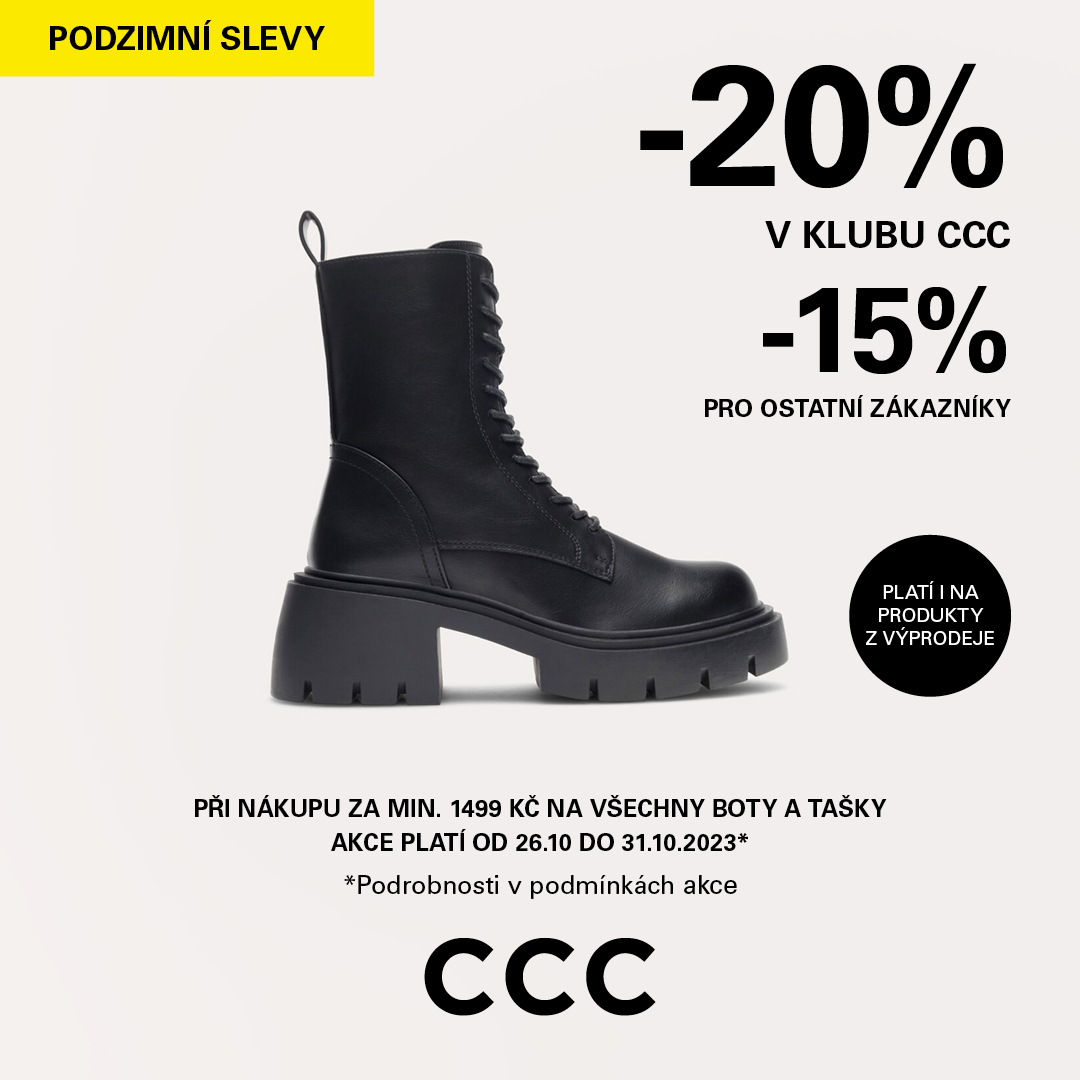 PODZIMNÍ SLEVY v CCC! 