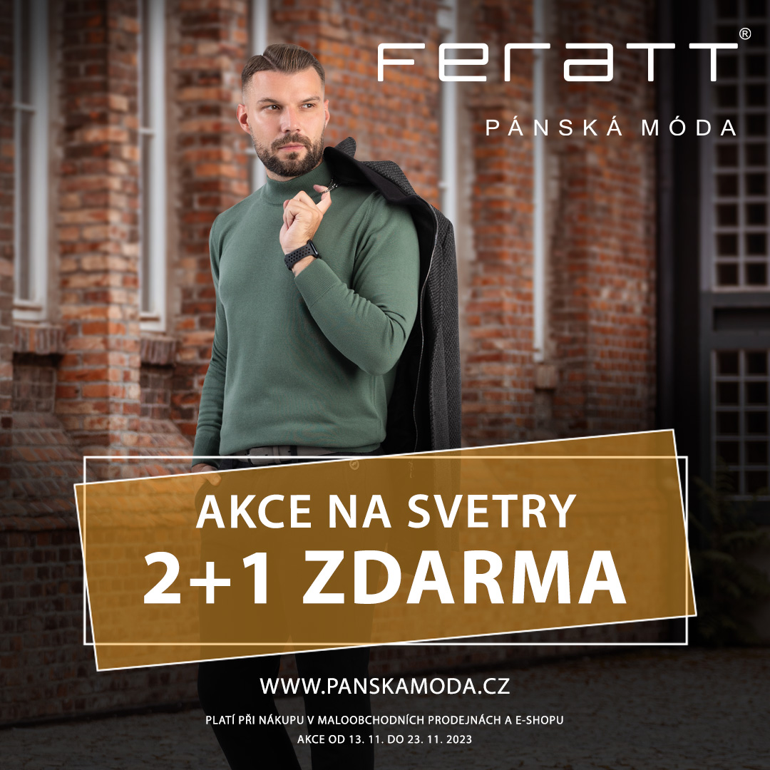 Akce na svetry a roláky ve Feratt je tady!