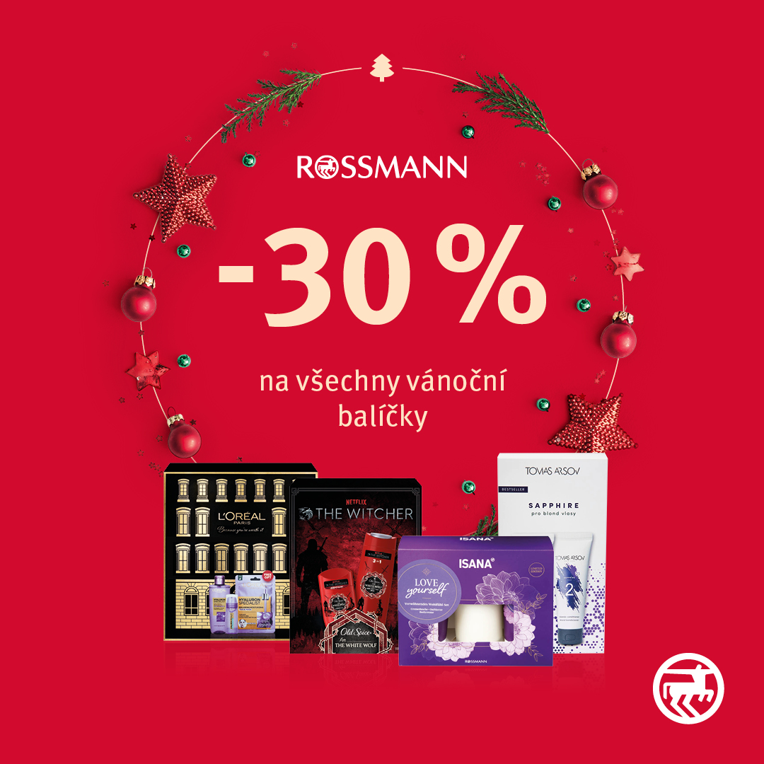 30% sleva na všechny vánoční balíčky