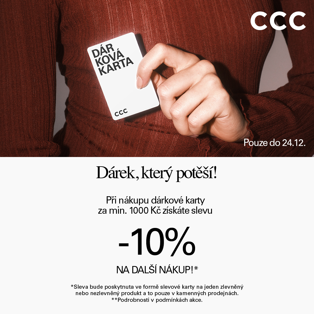 Dárek v prodejně CCC