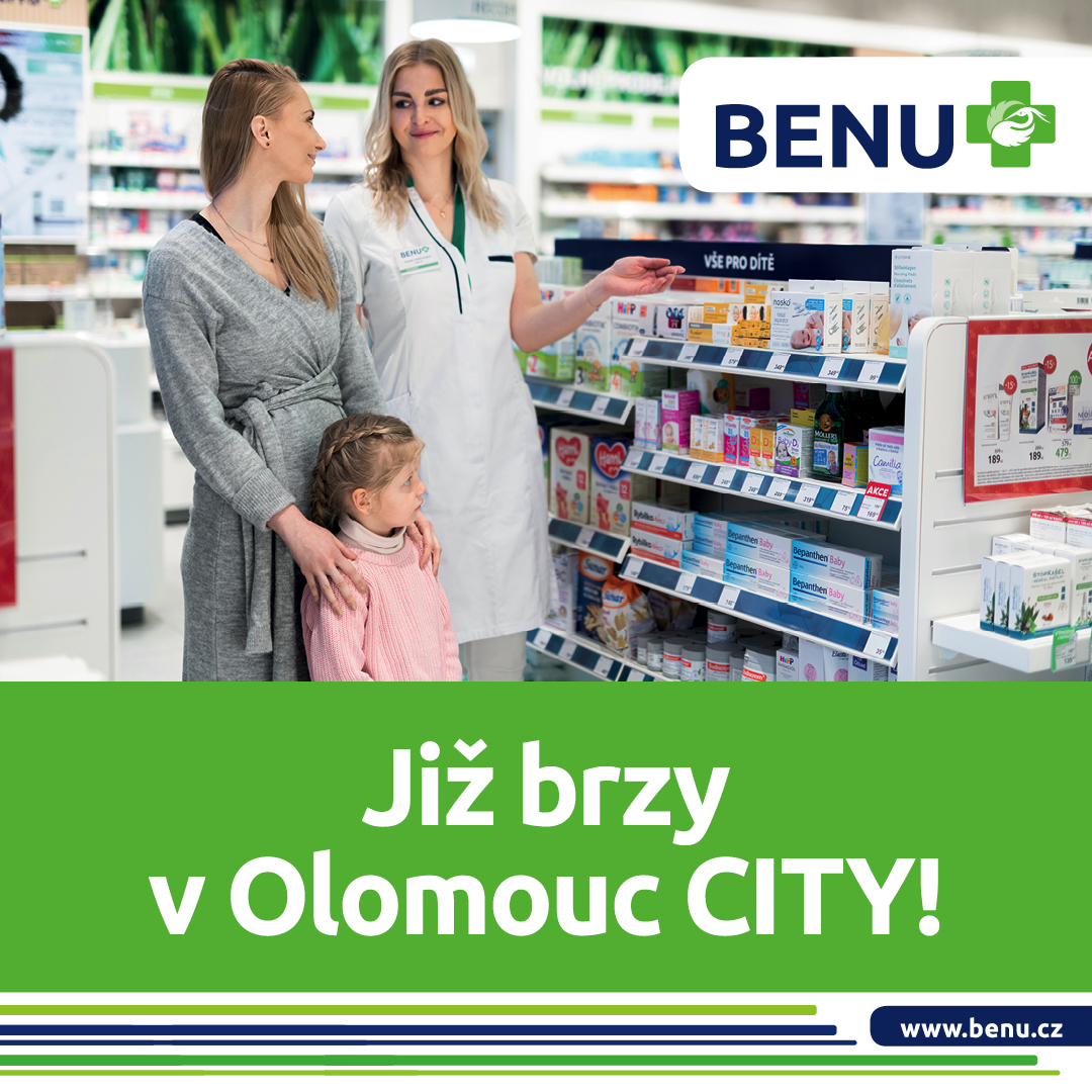 BENU lékarna nově v Olomouc CITY