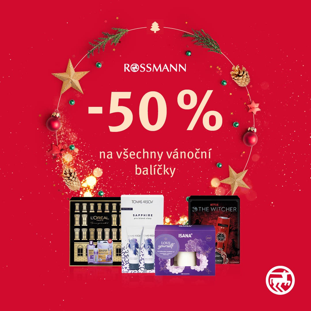 50% sleva v drogerii ROSSMANN