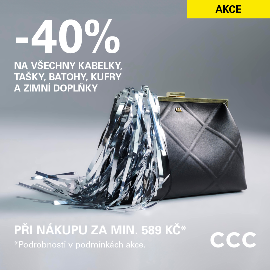 EXTRA SLEVA na tašky v CCC!