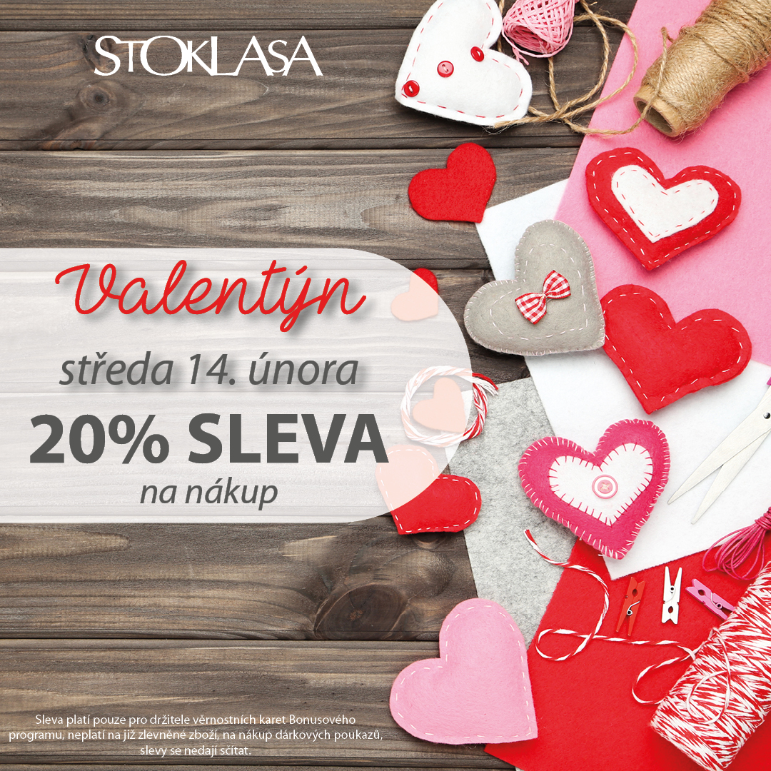 Valentýn v prodejně Stoklasa