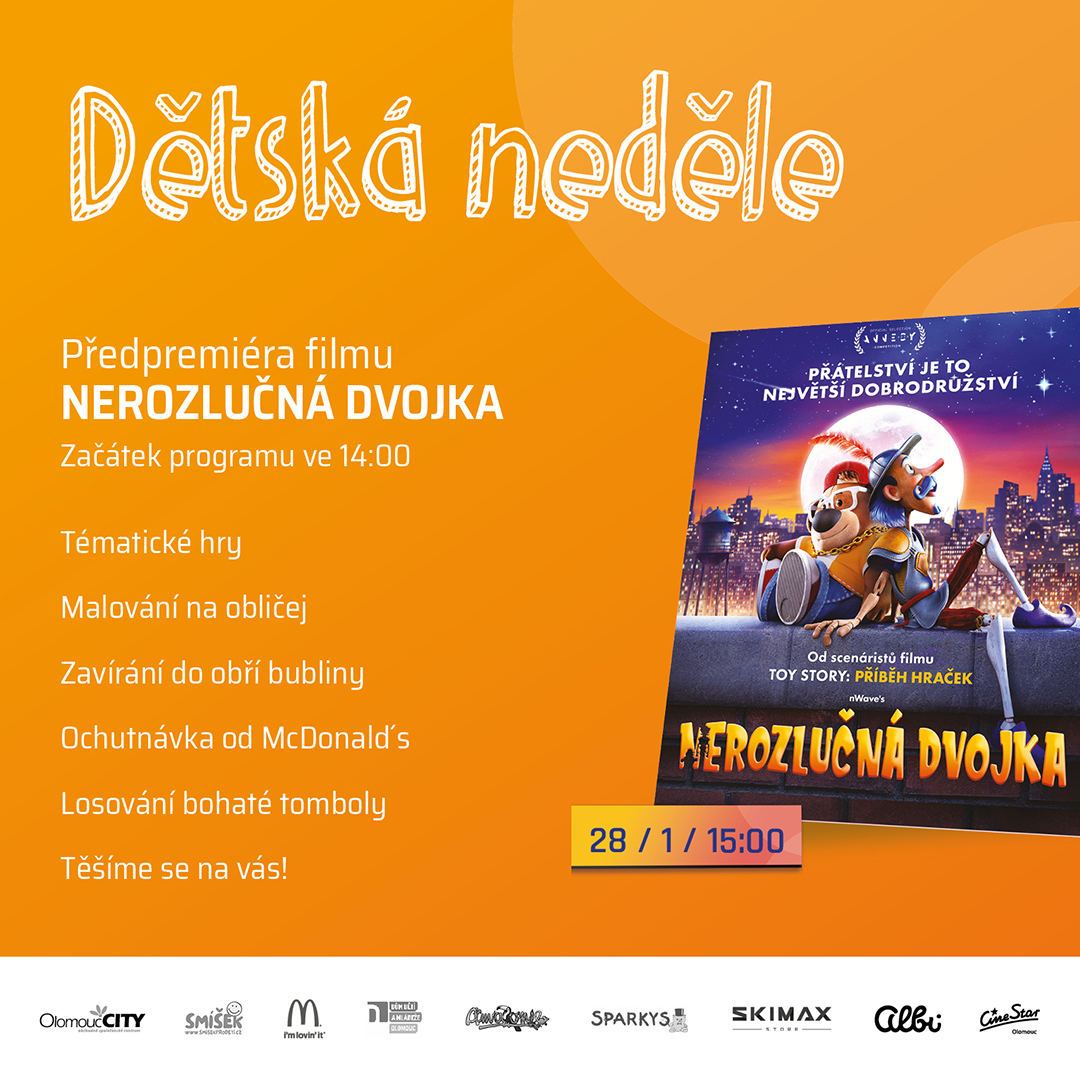 Dětská neděle s filmem Nerozlučná dvojka