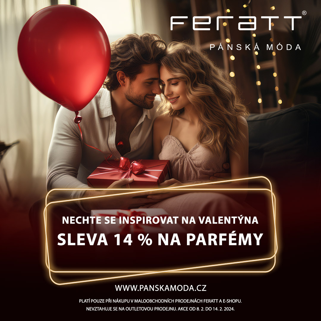 Valentýnská sleva na parfémy