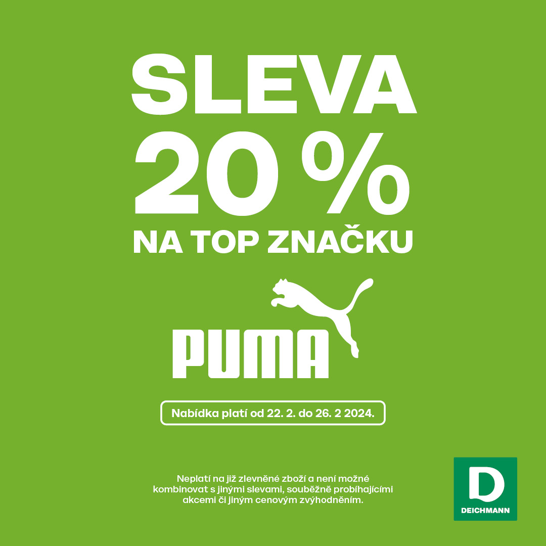 20% sleva v Deichmann