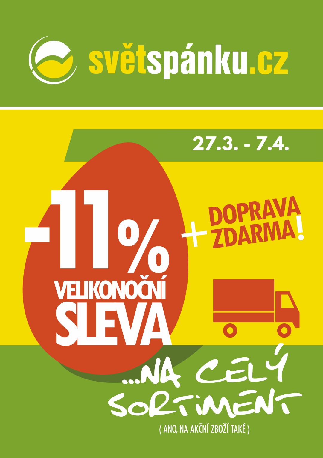 Velikonoční sleva ve Světě spánku