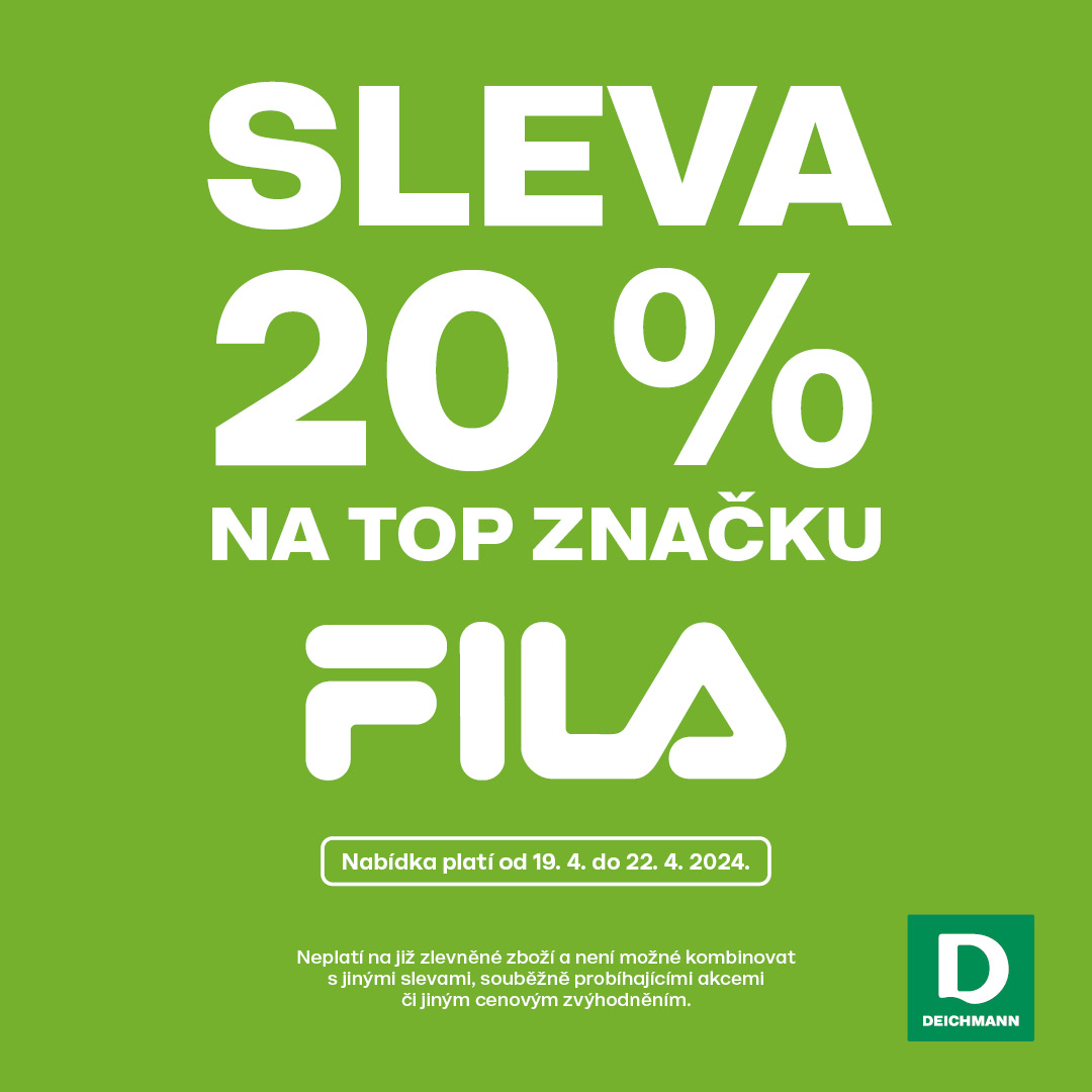 Sleva 20 % na TOP značku 