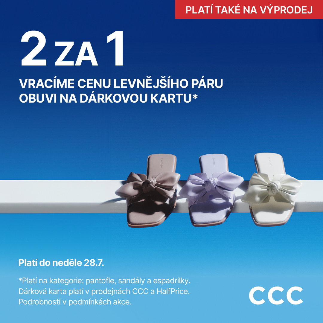 2 za cenu 1 v CCC