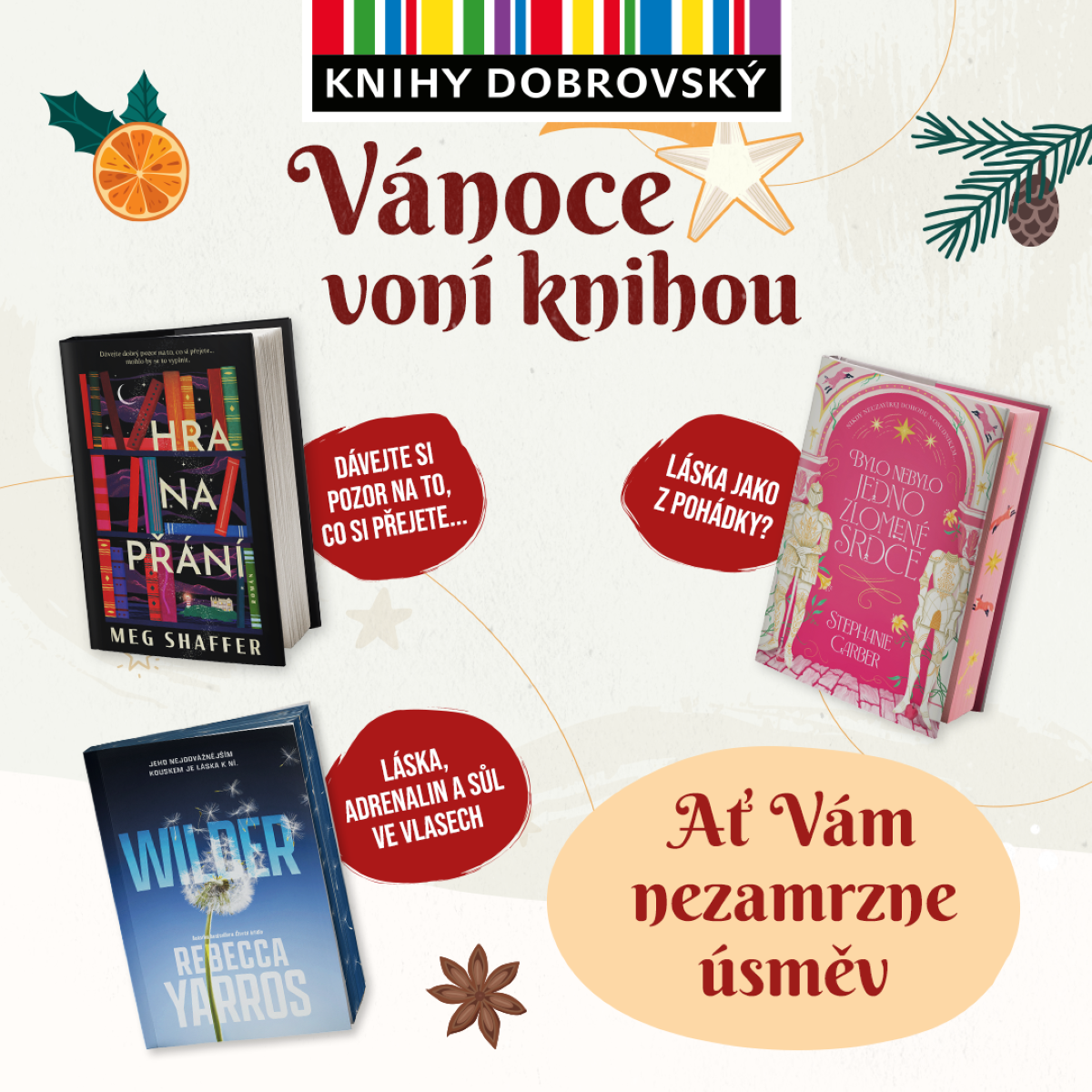 Vánoce voní knihou
