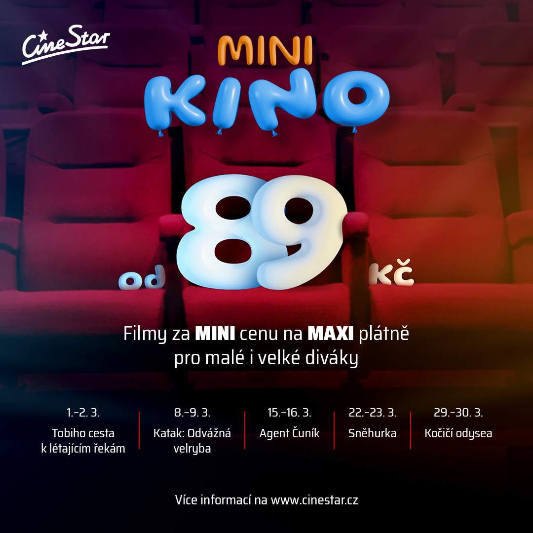 Březnové MINI kino v multikině CineStar