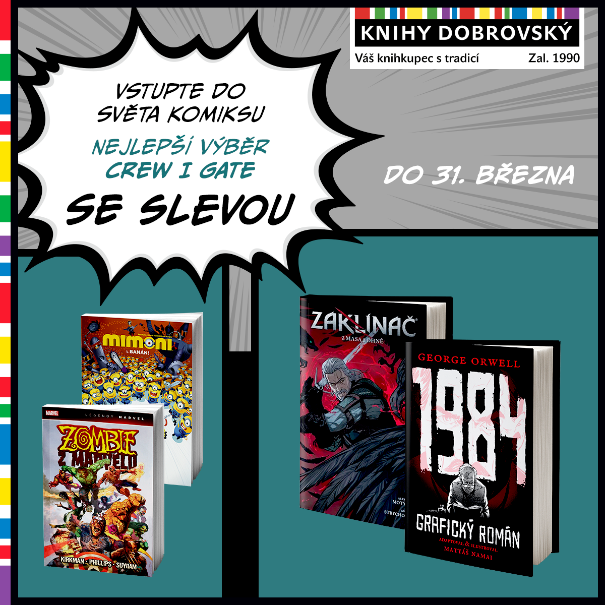 Sleva až 30 % na vybrané komiksy