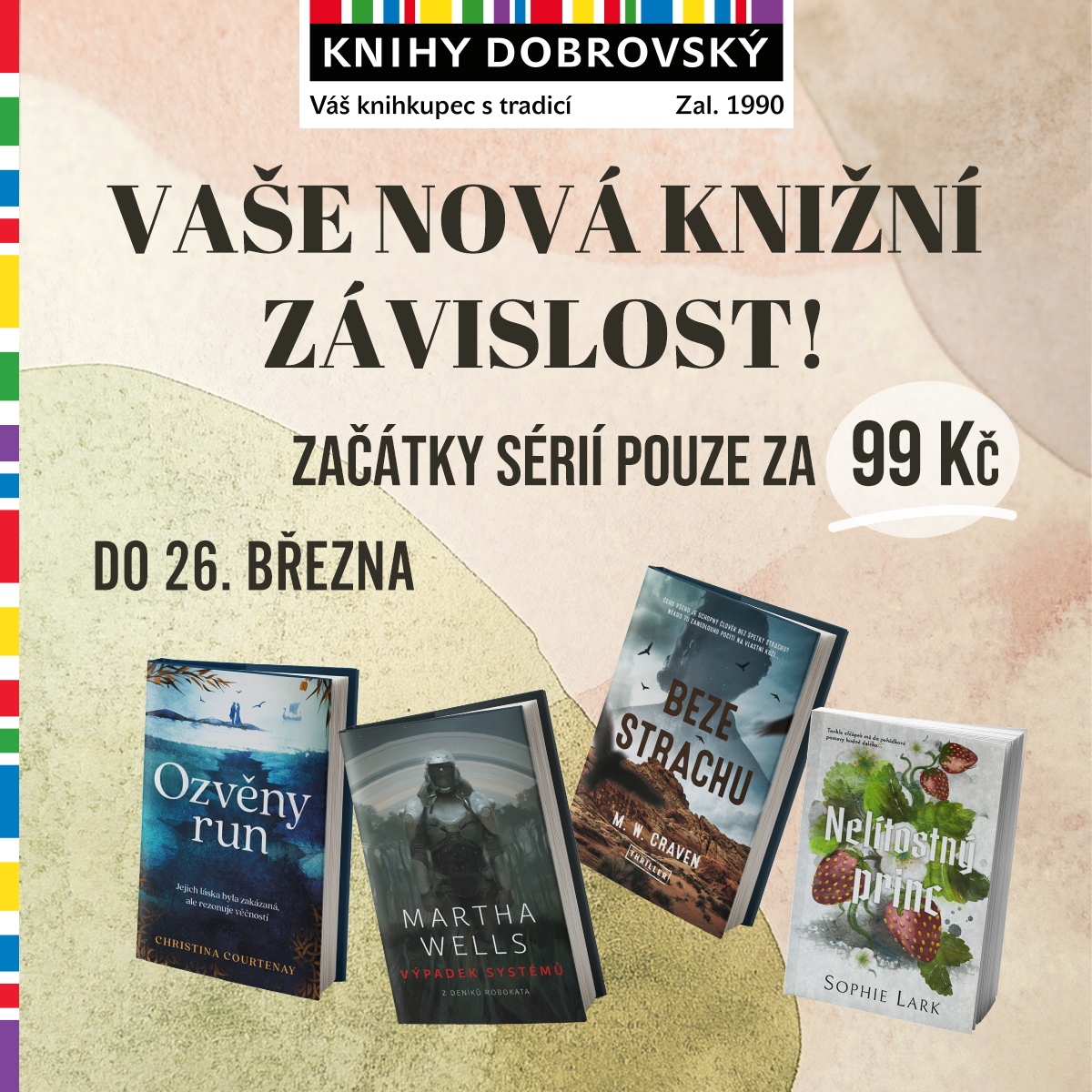 Začátky sérií pouze za 99 Kč