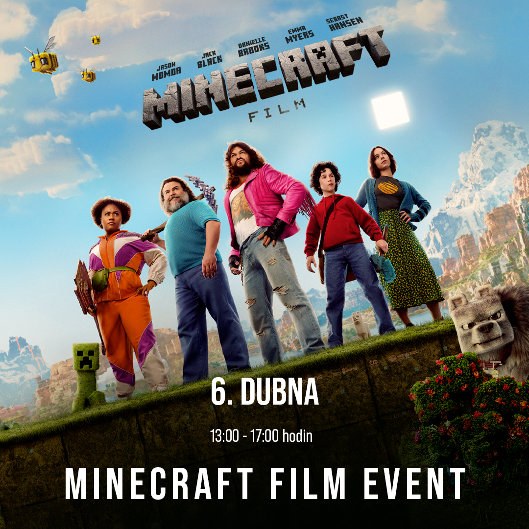 Minecraft film event v Olomouc CITY