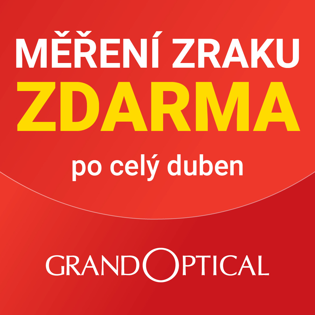Měření zraku zdarma v GrandOptical!