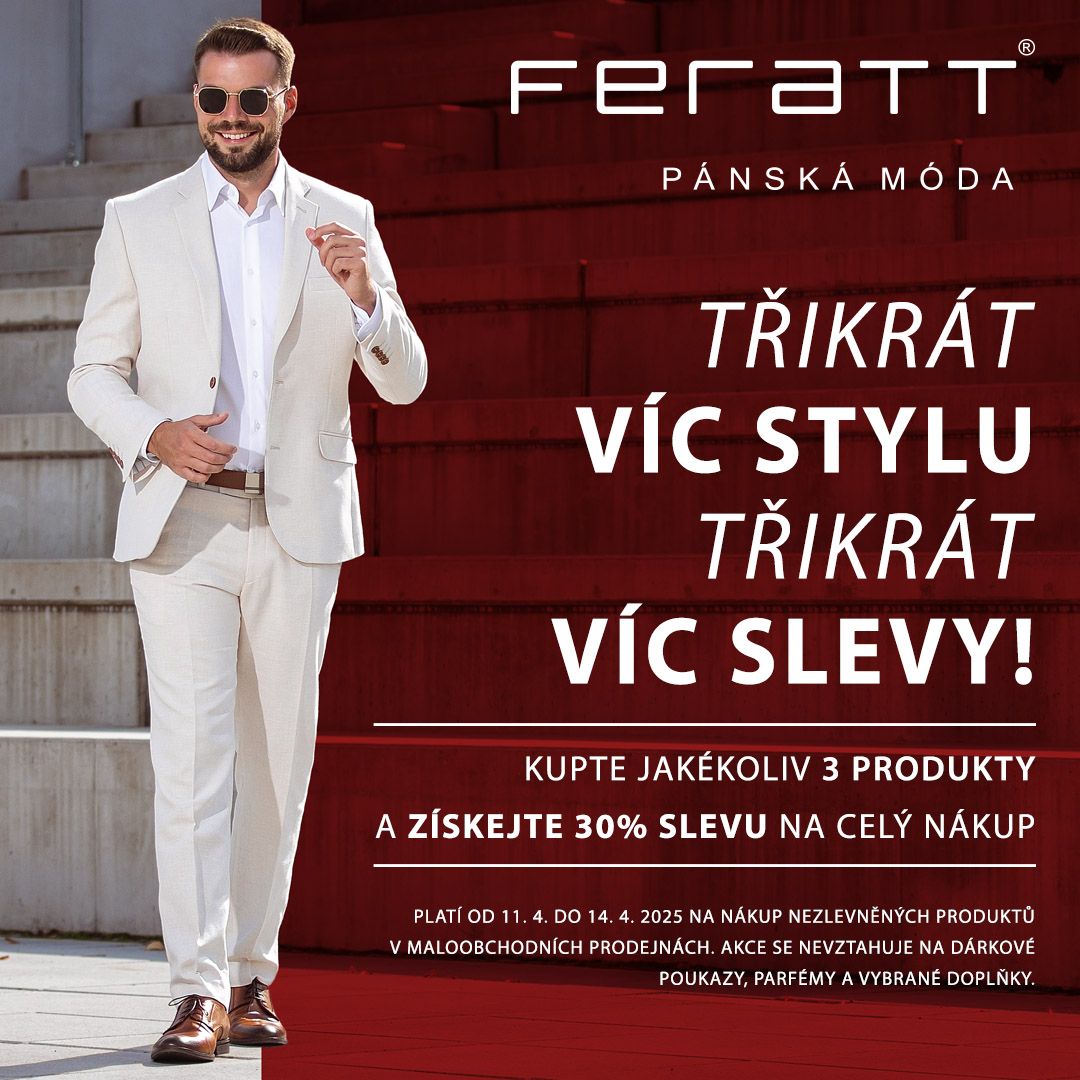 TŘIKRÁT VÍC STYLU, TŘIKRÁT VÍC SLEVY