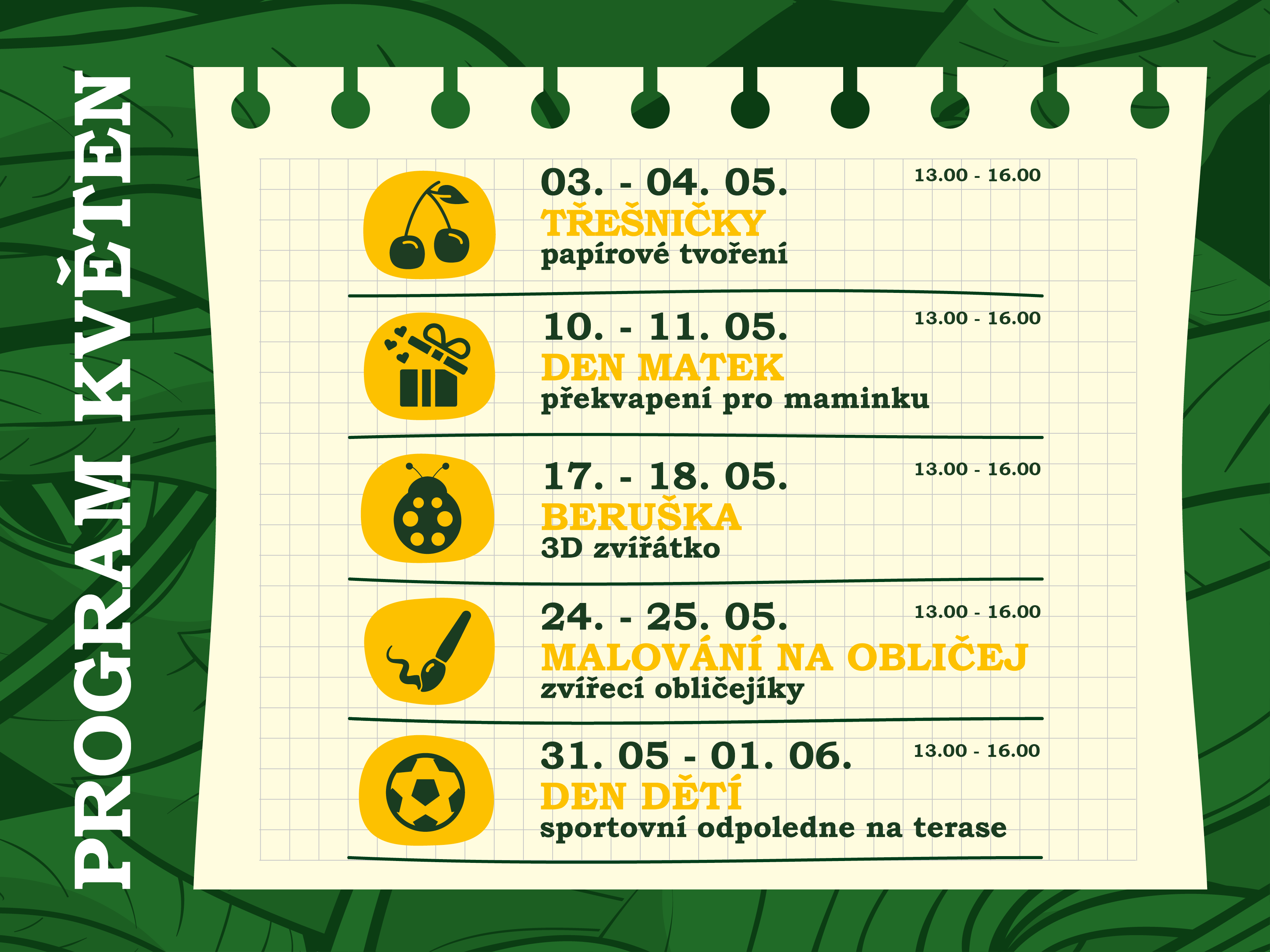 Květnový program v Amazonii
