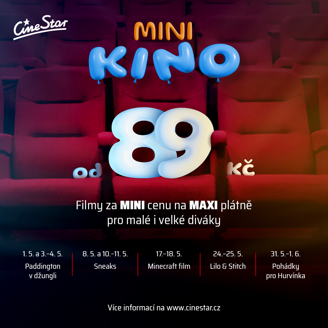 Květnové mini kino v multikině CineStar
