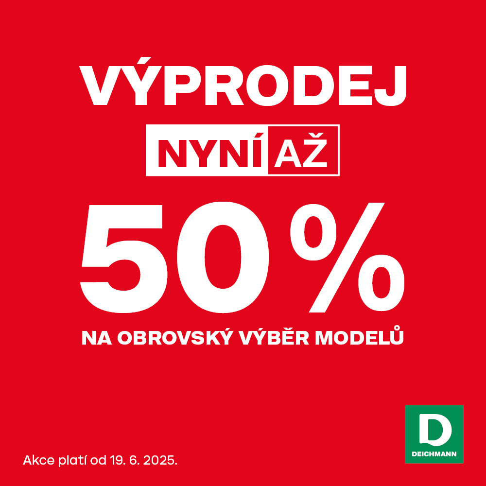 Výprodej u Deichmanna je tady!