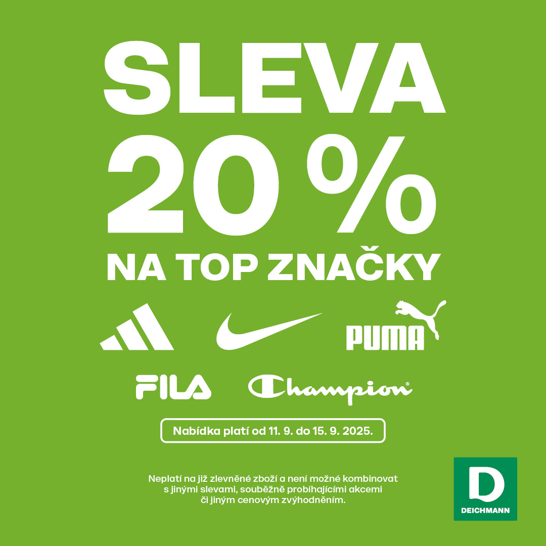 Sleva na TOP značky