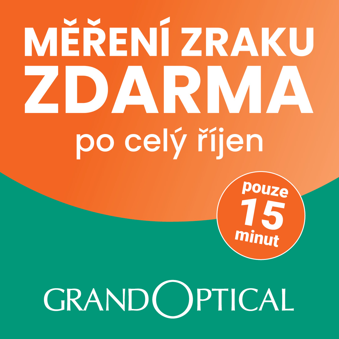 Měření zraku zdarma v GrandOptical!