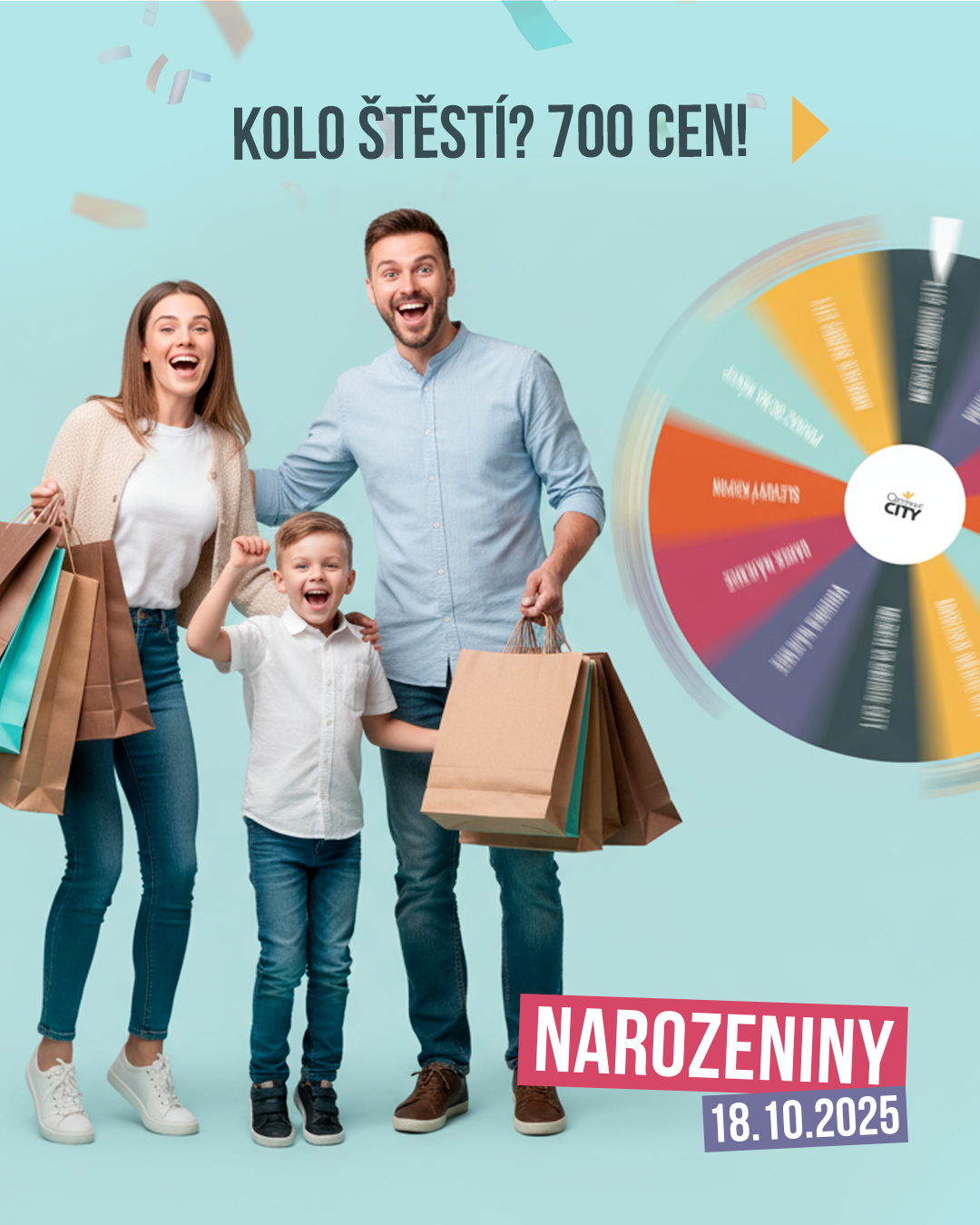 Slavíme 20. narozeniny OC Olomouc CITY – soutěž o skvělé ceny!