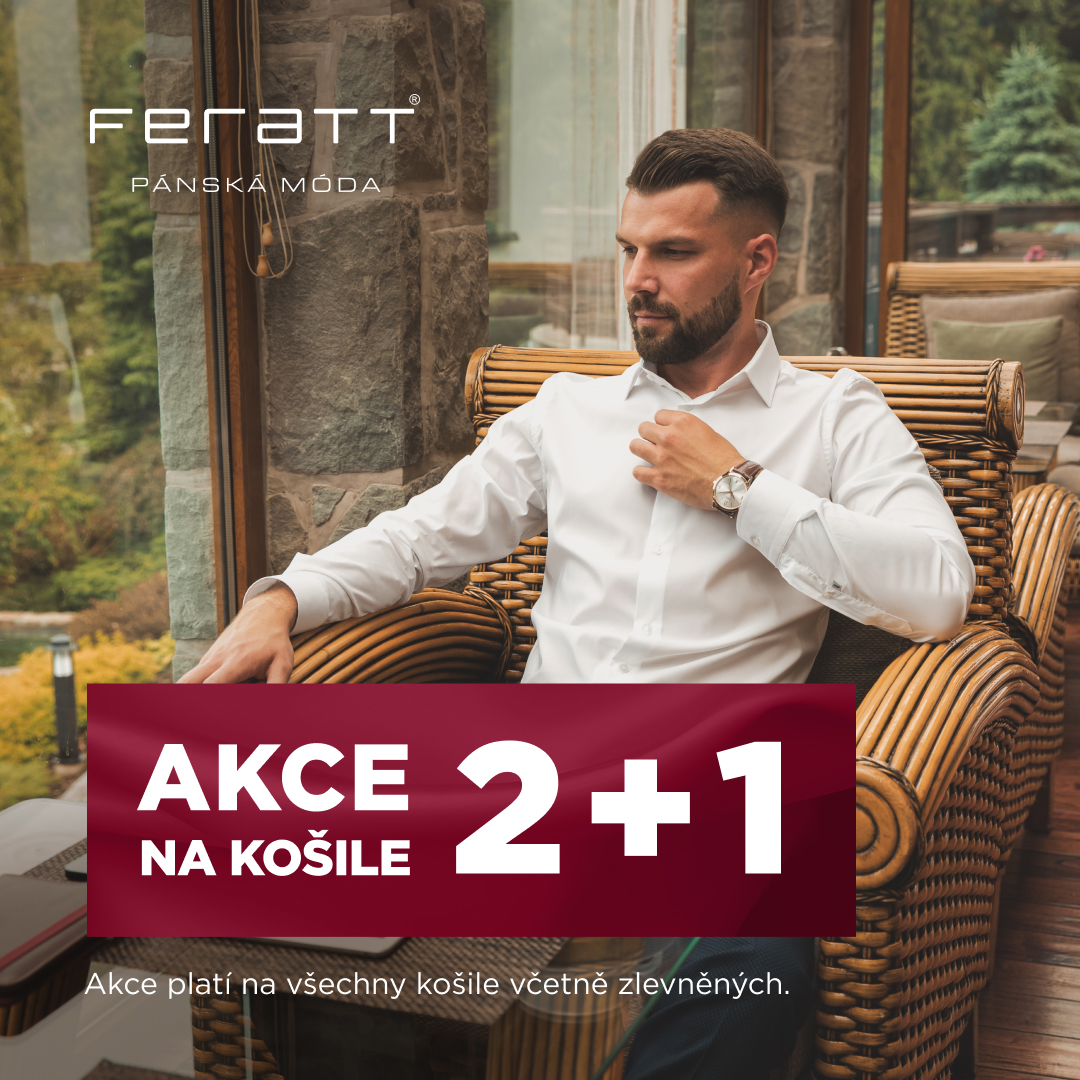 2+1 košile ZDARMA