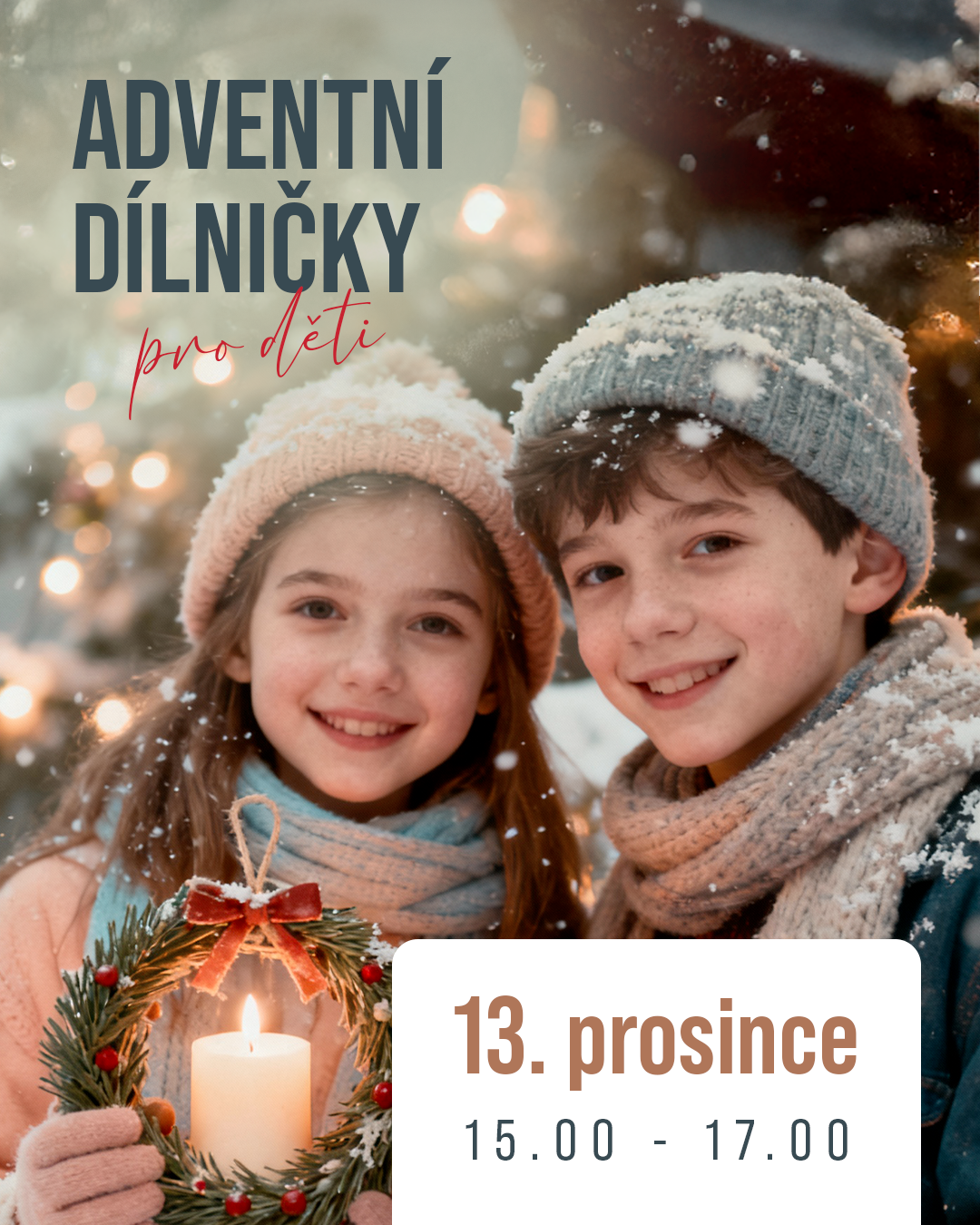 Adventní dílničky pro děti