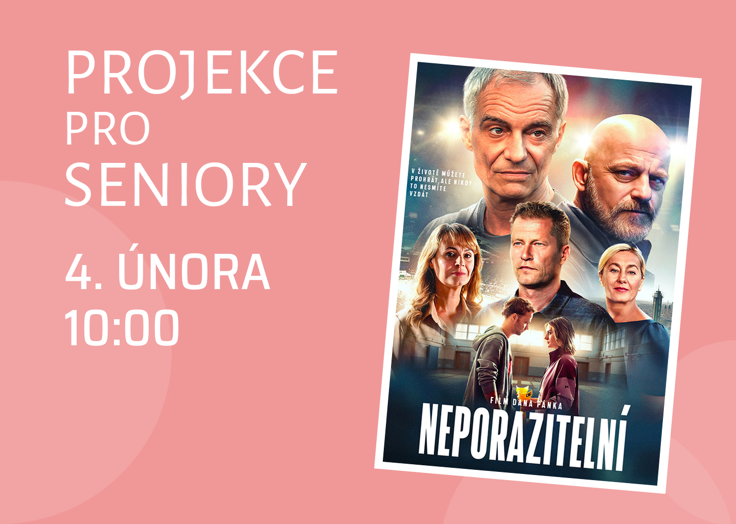 Projekce pro seniory - Neporazitelní
