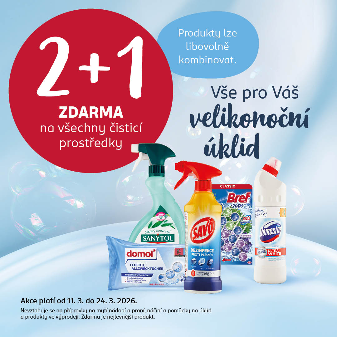 2+1 ZDARMA v Rossmann