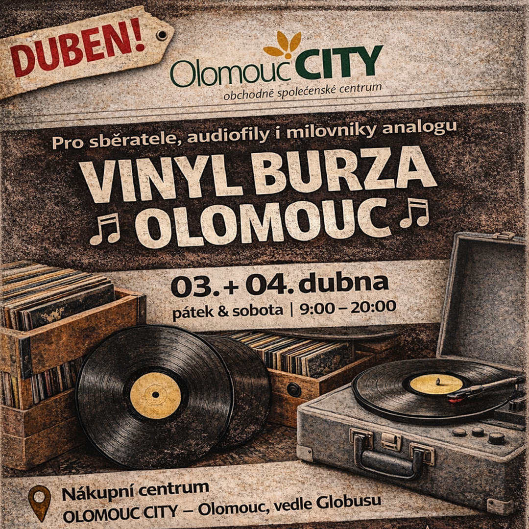 Vinyl burza v Olomouc CITY