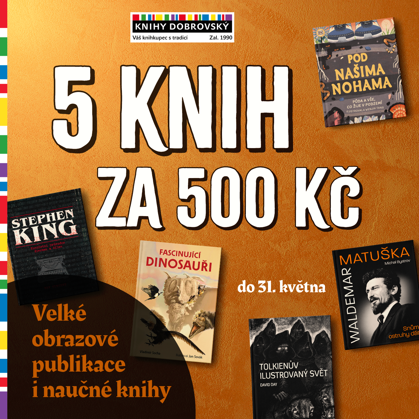 5 knih za 500 Kč