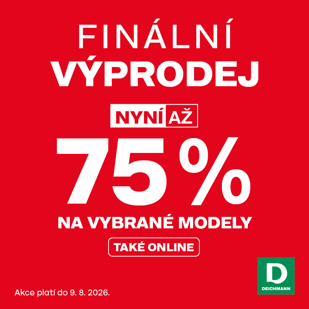Finální výprodej až -75 %