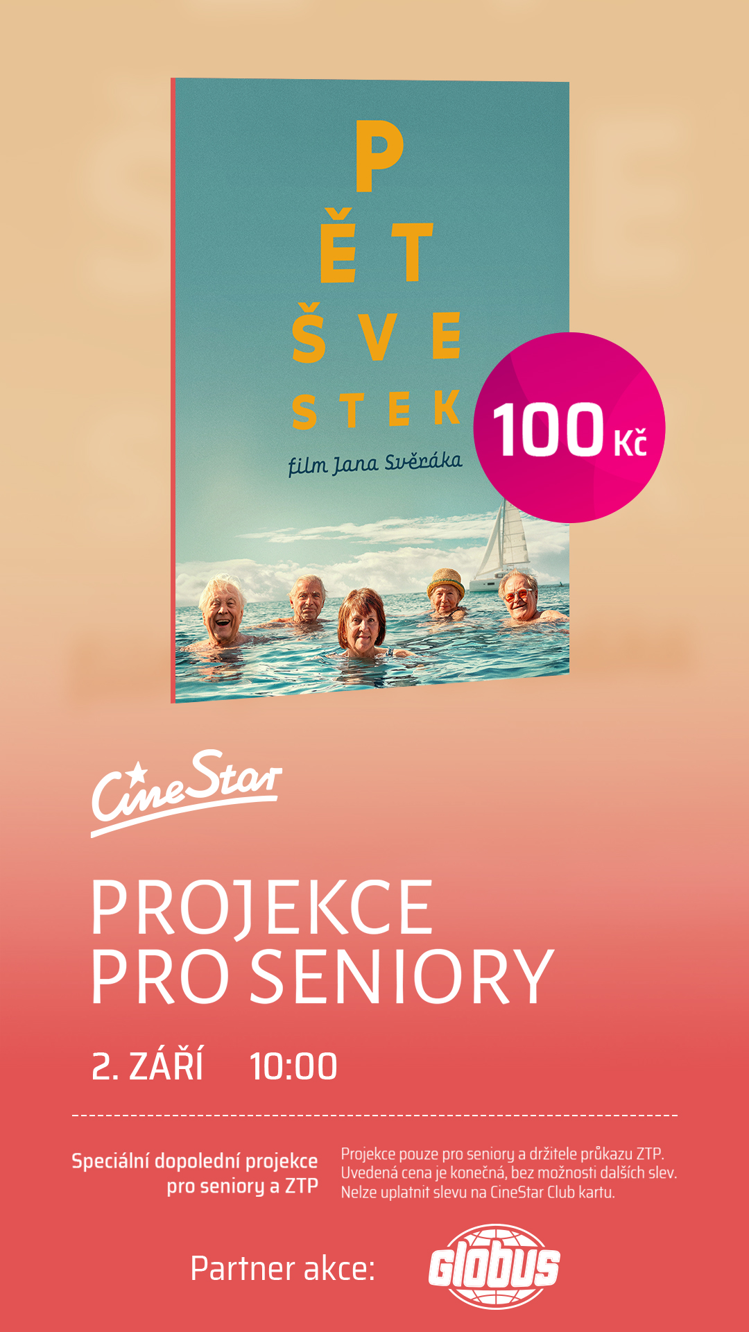Projekce pro seniory - Pět švestek