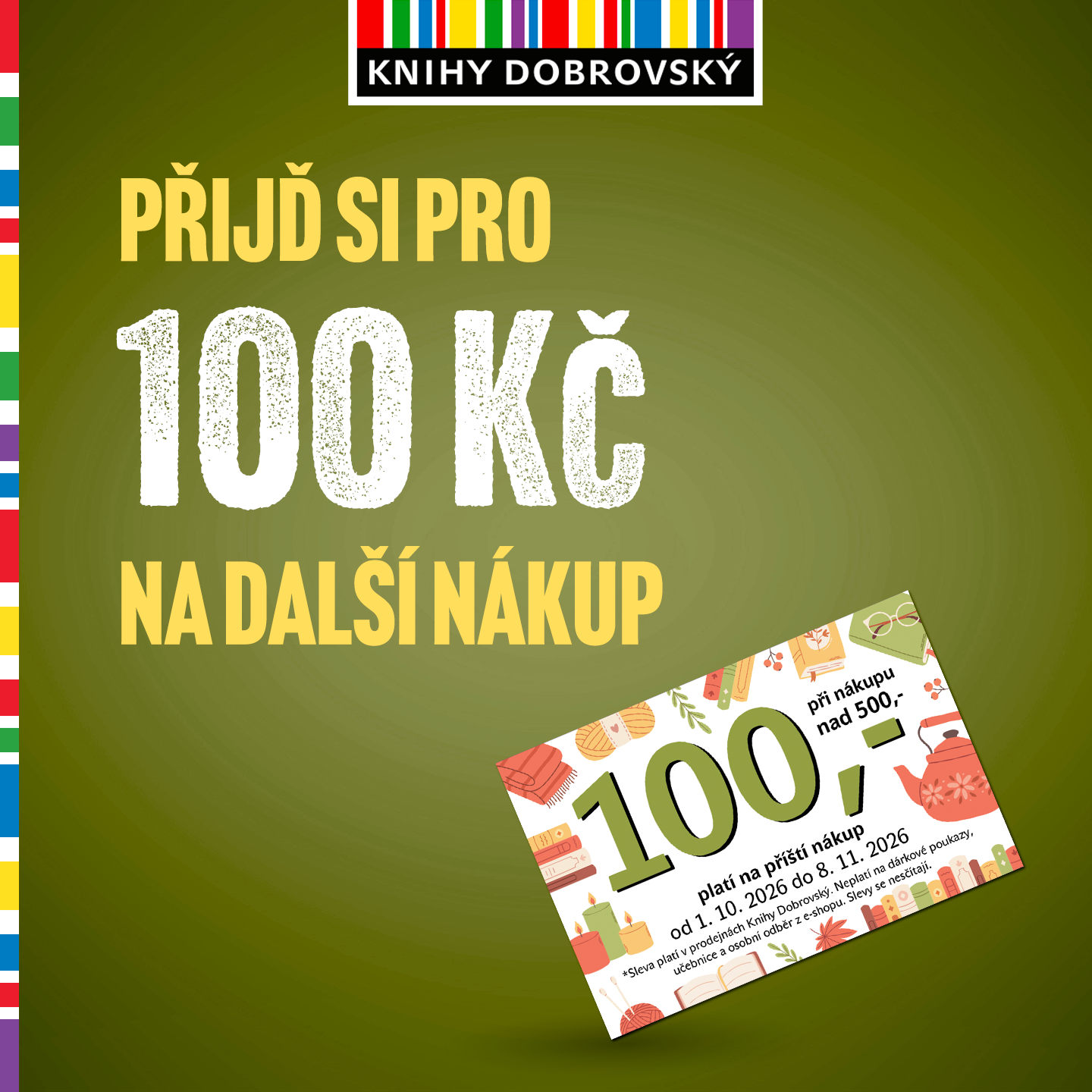 100 Kč na příští nákup