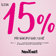 Sleva 15% v New Yorker