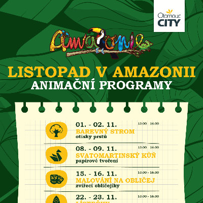 Říjnové aktivity v Amazonii