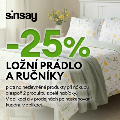 25% Sleva v Sinsay